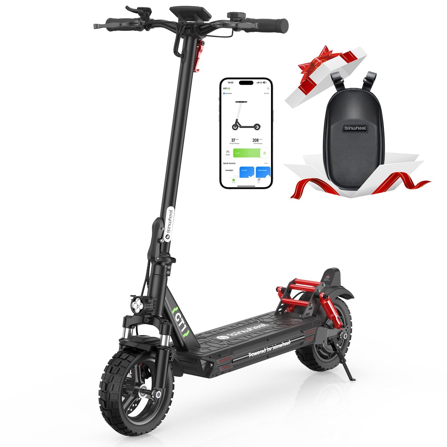 isinwheel GT1 Off Road Electric Scooter 2025 Upgraded Version