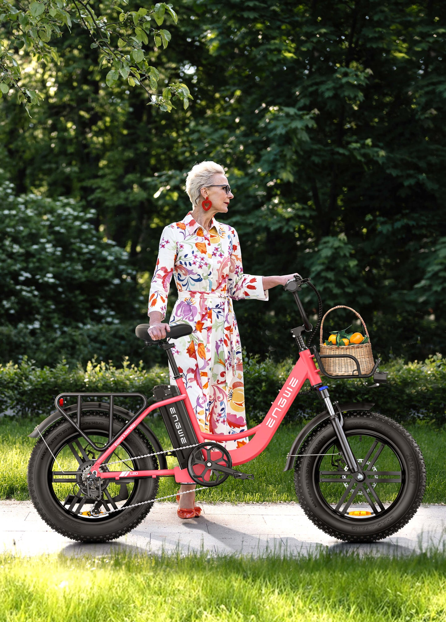 ENGWE L20 250W 140km Max Speed 25 km/h Front Suspension Step-Thru E-bike
