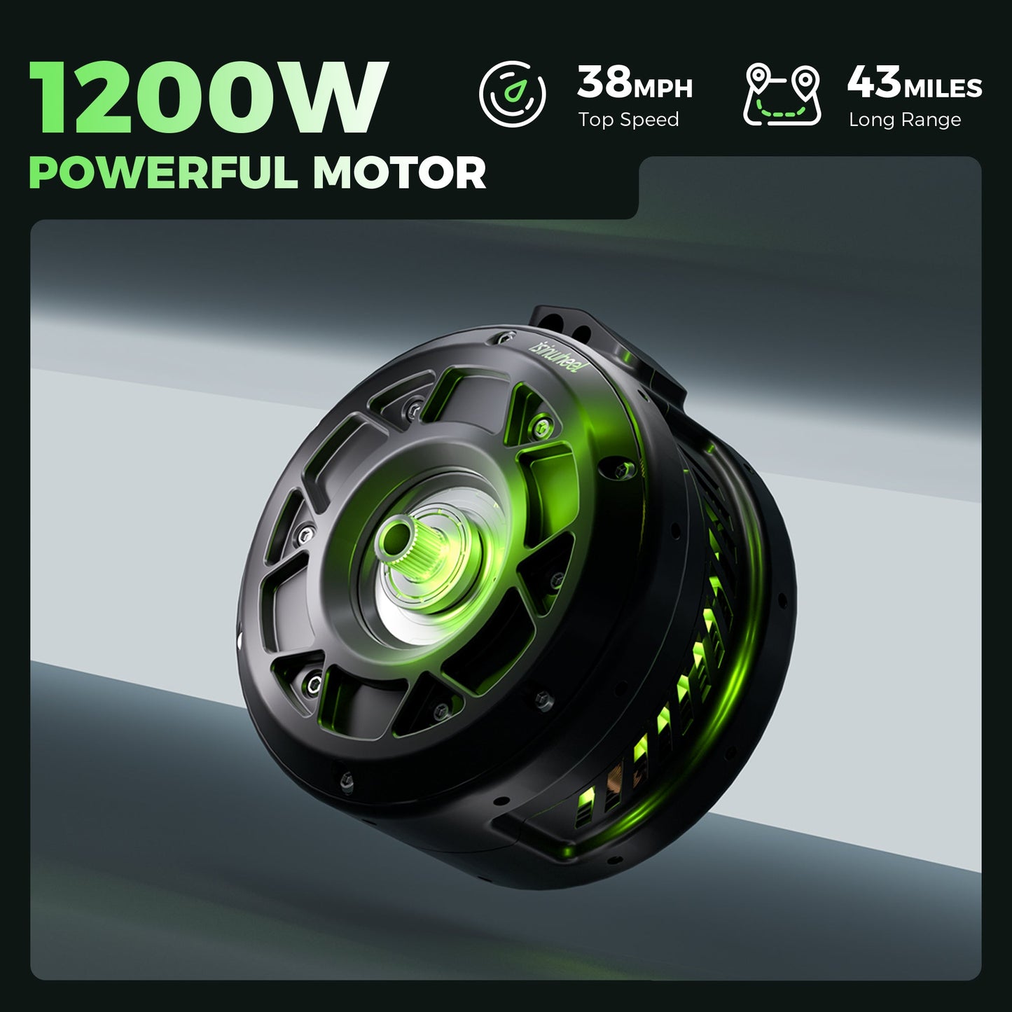 isinwheel H7Pro High-End Commuting Electric Scooter with Seat 38MPH Top Speed
