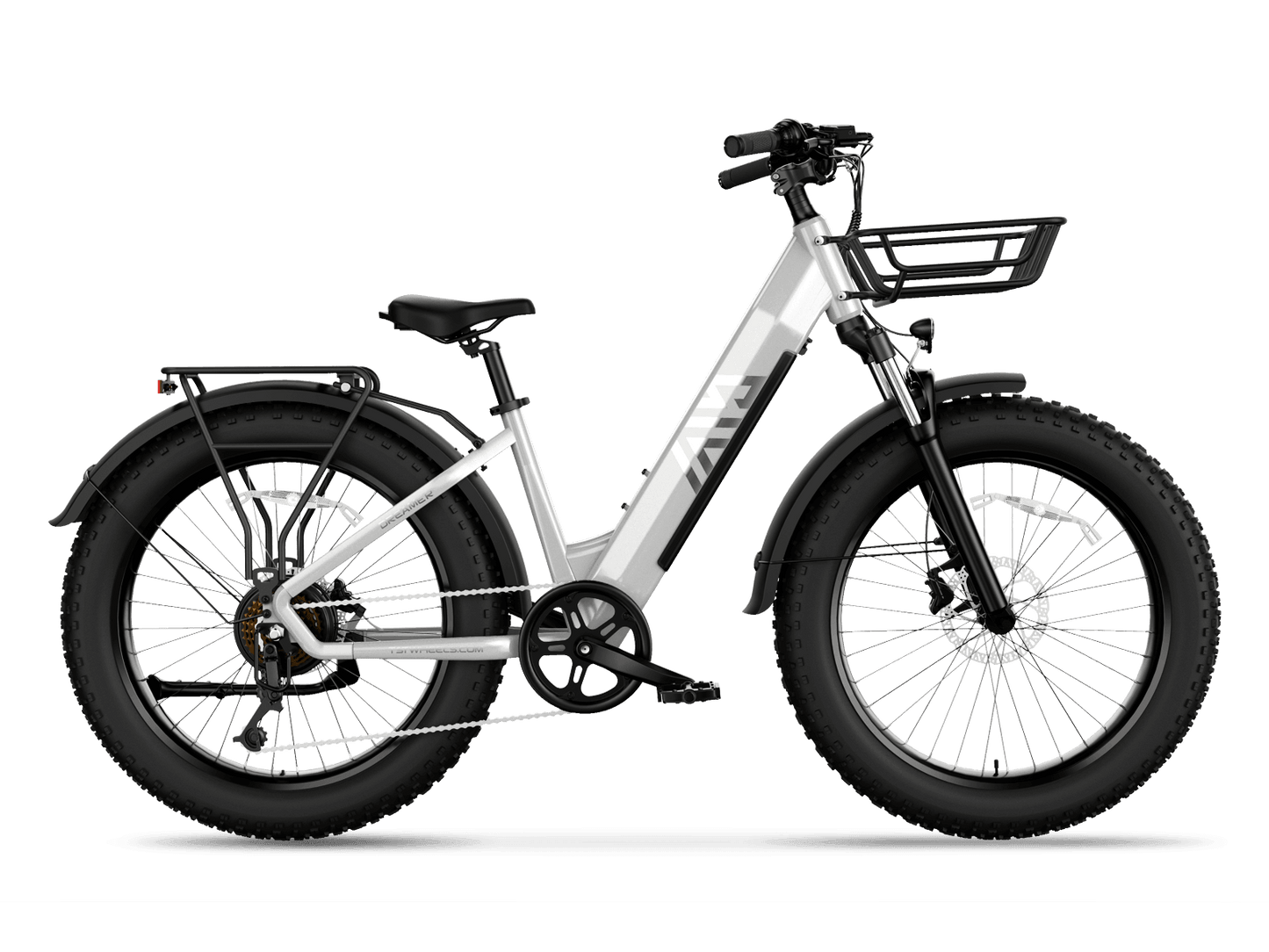 TST® Dreamer 26" Step-Thru Fat Tire Electric Bike
