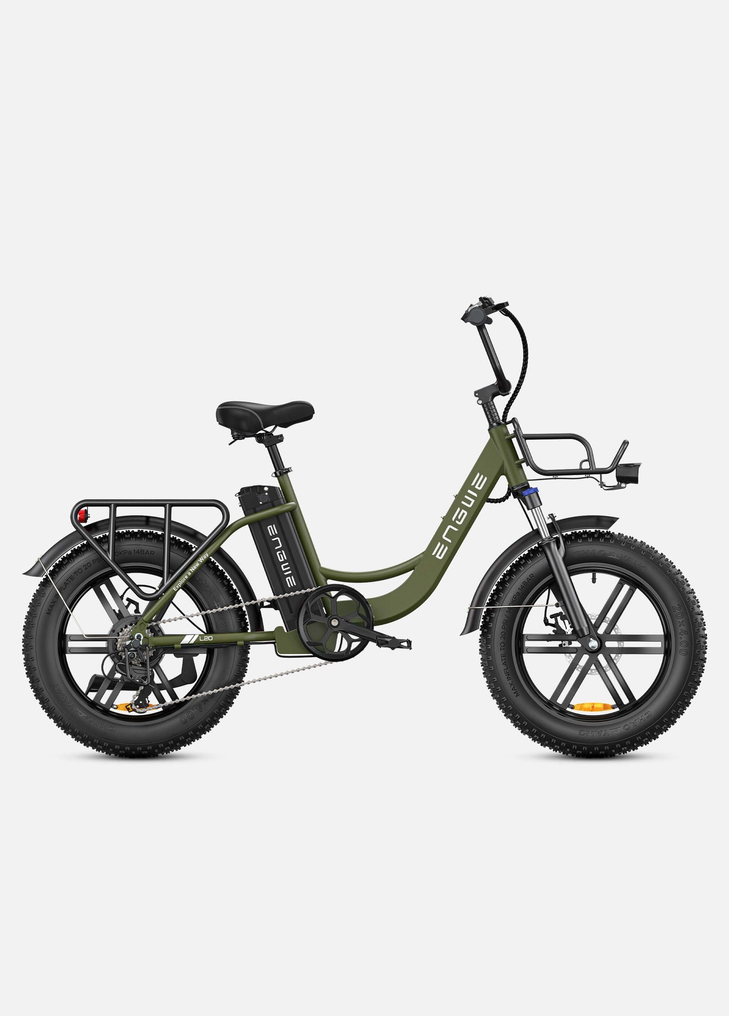 ENGWE L20 250W 140km Max Speed 25 km/h Front Suspension Step-Thru E-bike
