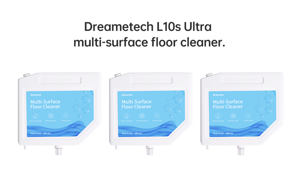 Dreame L10s Ultra Multi-Surface Cleaning Solution 10.6 oz (3-pack)