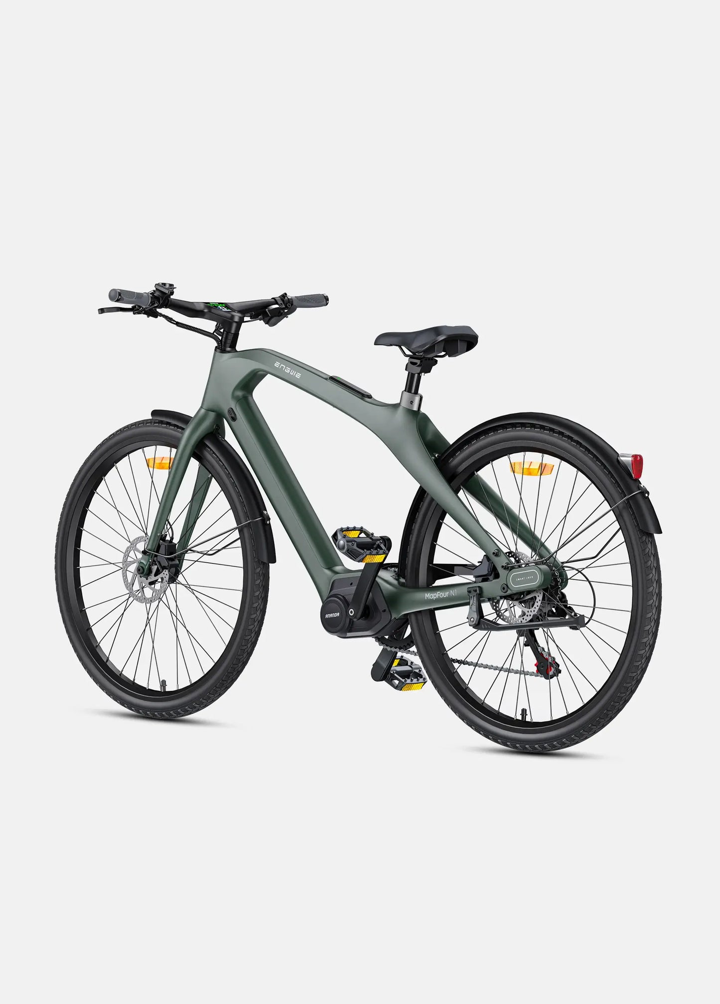 ENGWE MAPFOUR N1 PRO 250W Mid-drive Motor, 80Nm Torque Carbon Fiber City E-bike