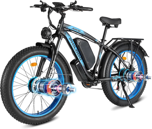 PHILODO 5000W Dual Motor Ebikes for Adults Electric Bike