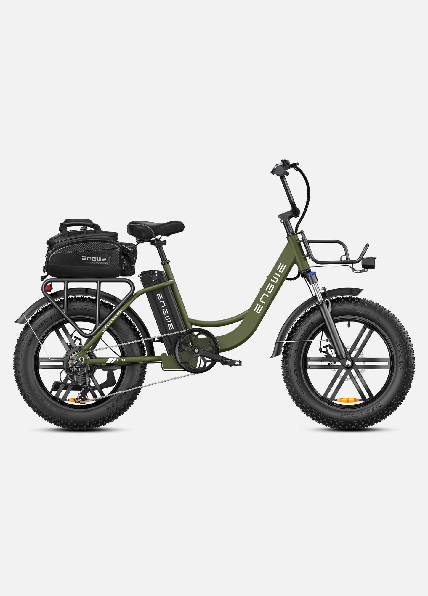 ENGWE L20 250W 140km Max Speed 25 km/h Front Suspension Step-Thru E-bike