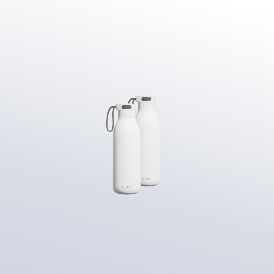 Bundle: Two Sans Self-Cleaning Water Bottles