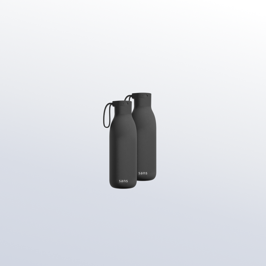 Bundle: Two Sans Self-Cleaning Water Bottles
