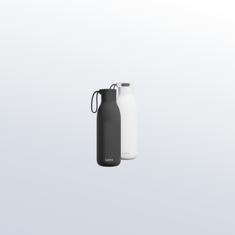 Bundle: Two Sans Self-Cleaning Water Bottles