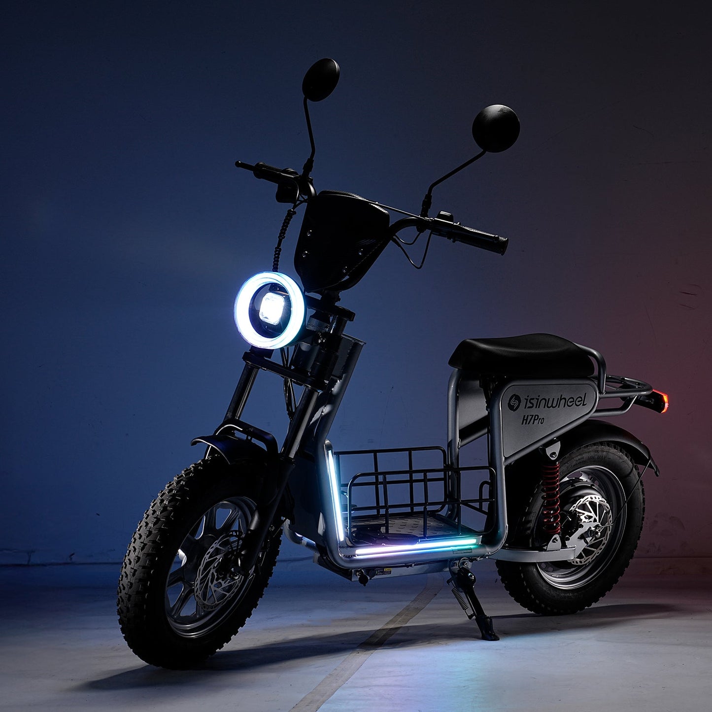 isinwheel H7Pro High-End Commuting Electric Scooter with Seat 38MPH Top Speed