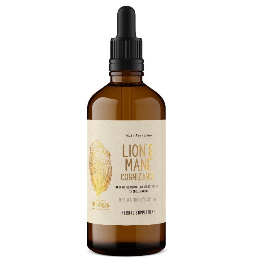 Organic Lion's Mane Tincture (250mg/ml)  | 1:4 dual extract- Fruiting body (100ml/3.4oz)