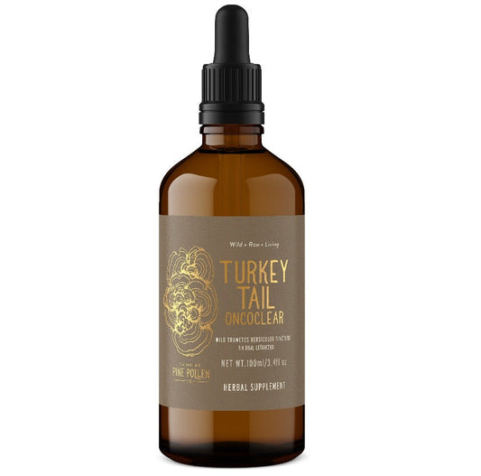 Wild Canadian Turkey Tail Tincture (250mg/ml)  |  1:4 dual extract (3.38fl oz/100ml)