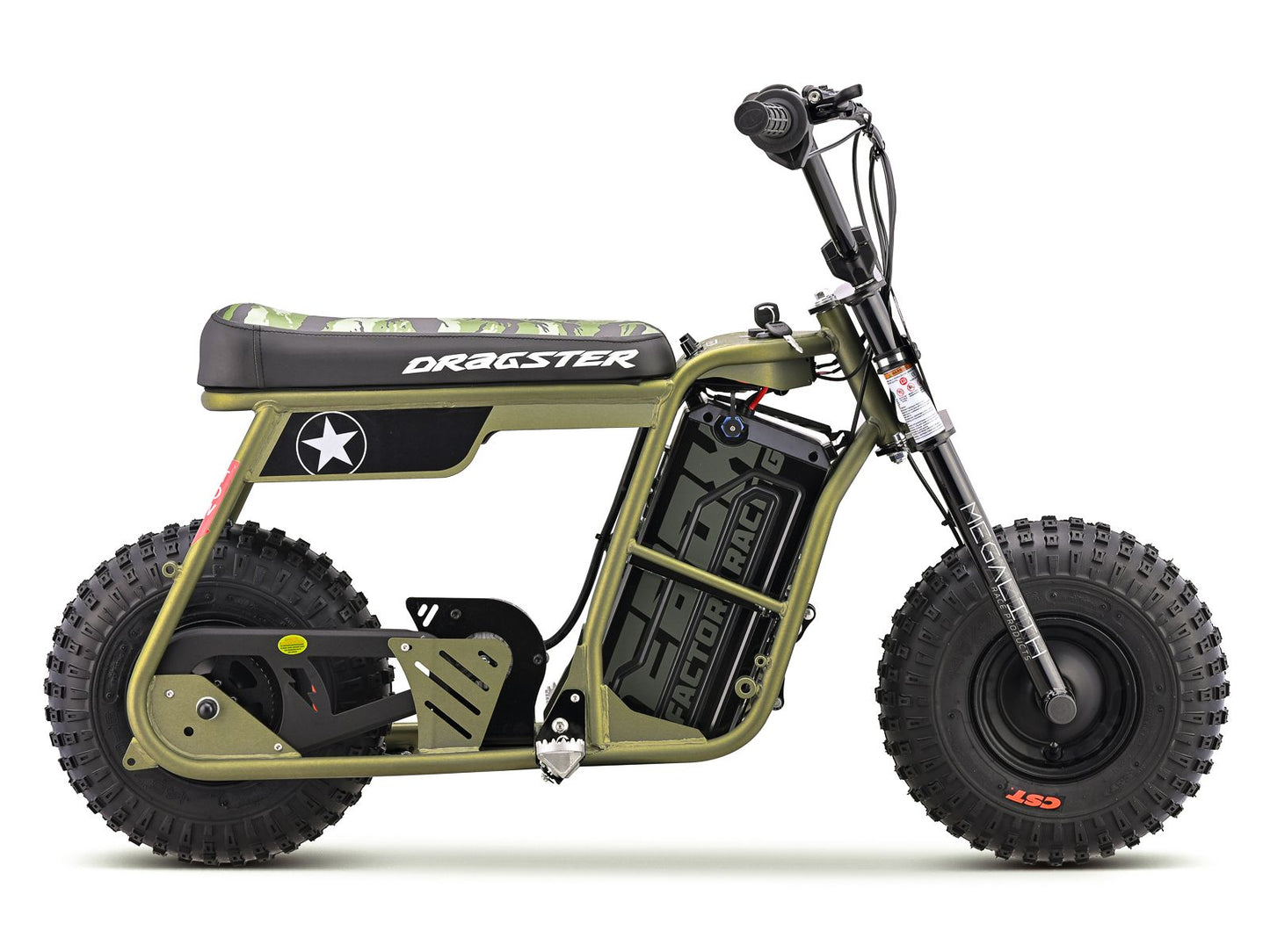 EBOX Dragster Mini Bike - 2000w Micro Ebike 16x4 Electric eMoto Style Electric Minibike