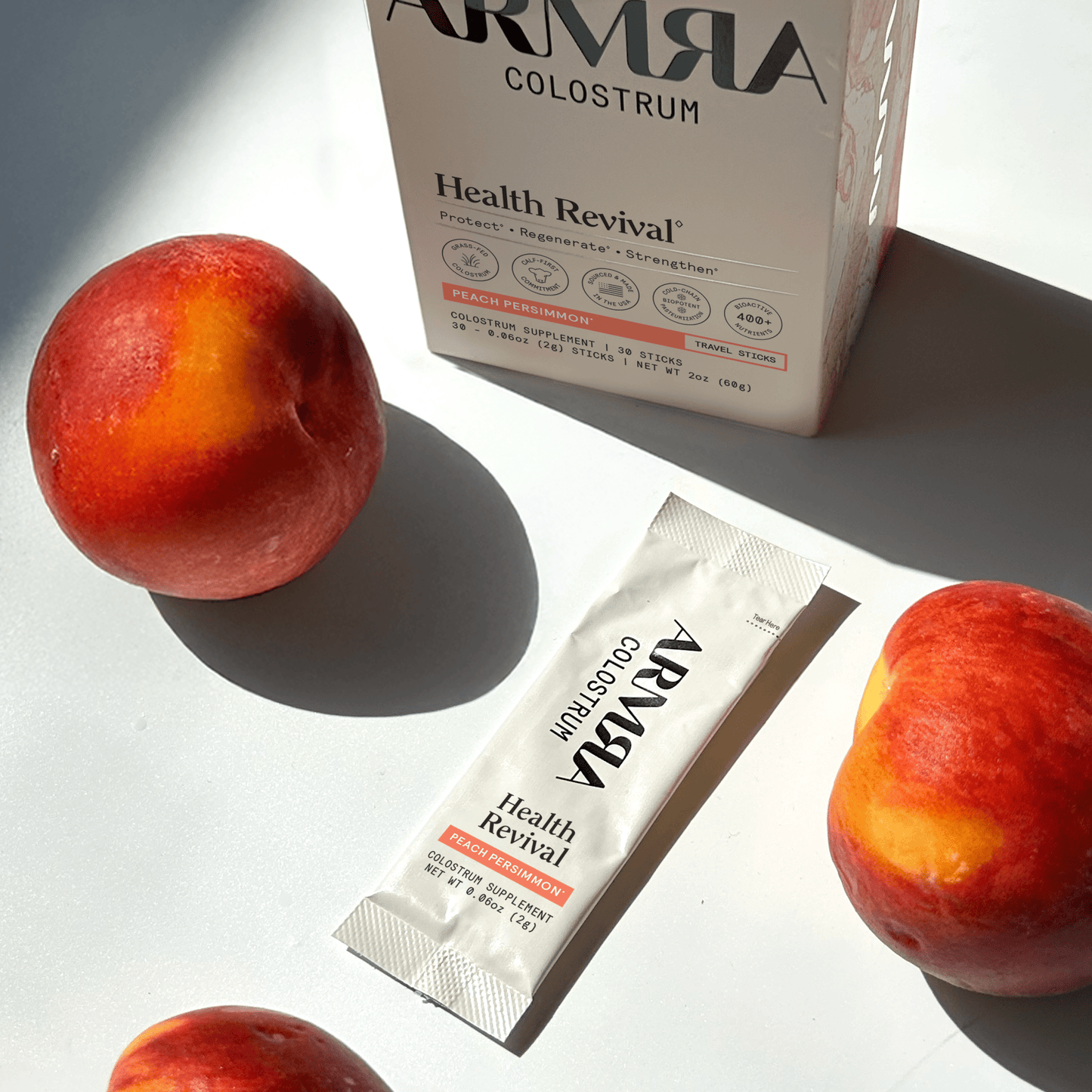 ARMRA Peach Persimmon Travel Sticks