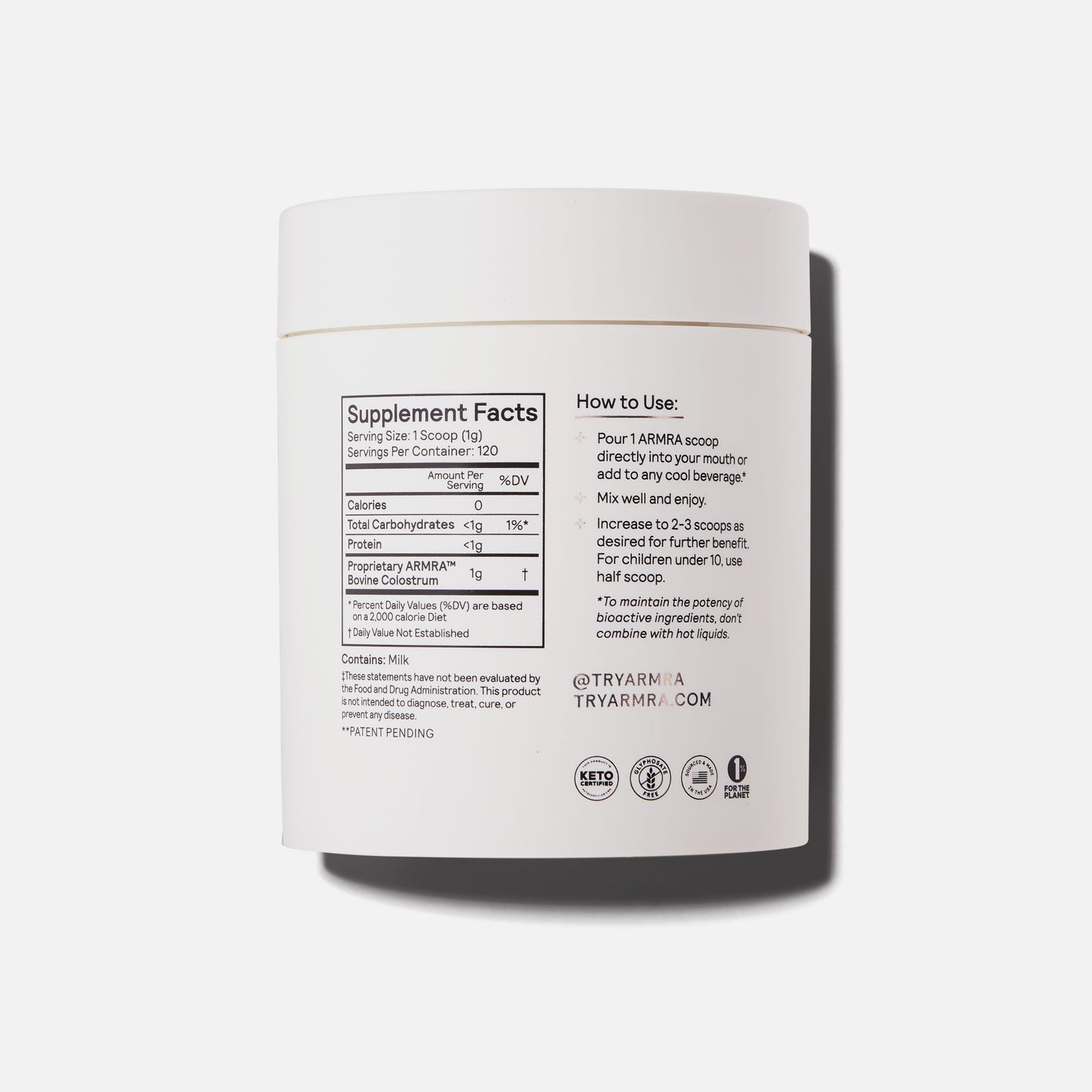 ARMRA Unflavored Jar