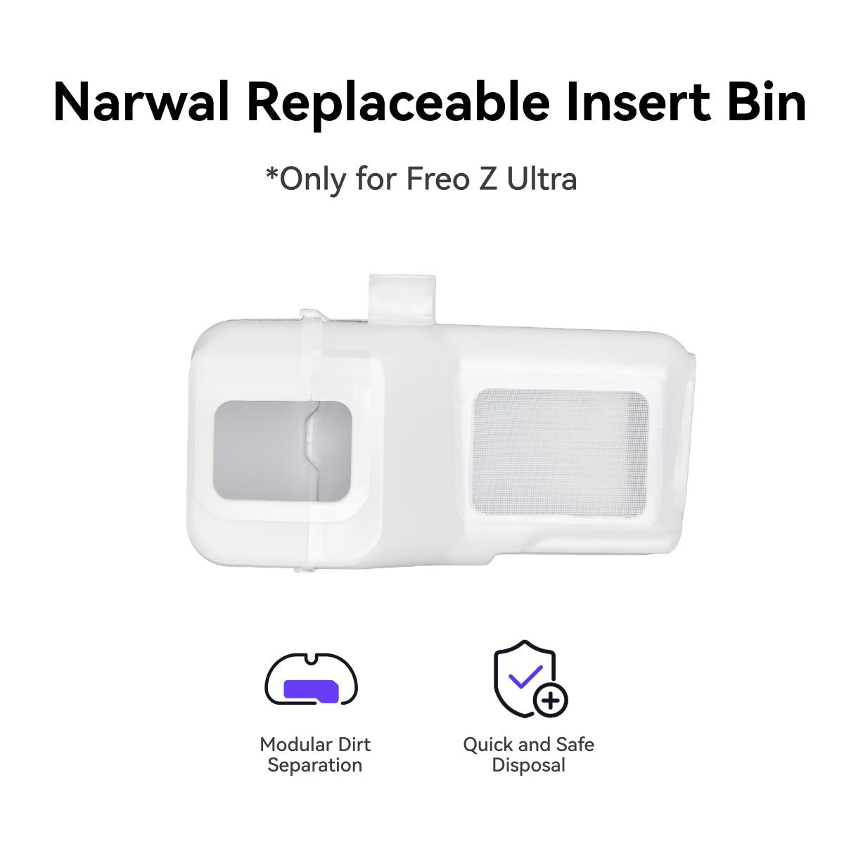 Replaceable Insert Bin for Flow/Freo Z Ultra/Freo Z10/Freo Z10 Ultra