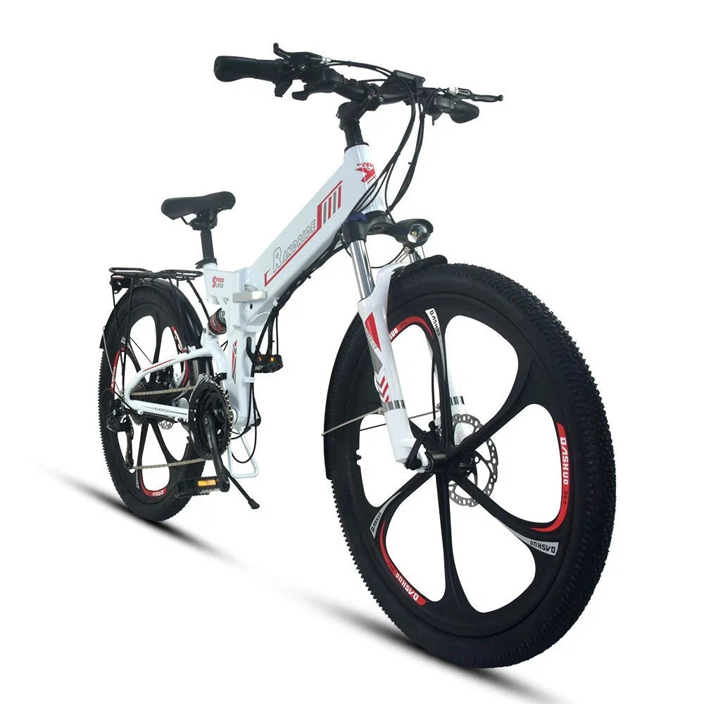 Supplify 17AH Foldable Ebike 750W Electric Folding Bike 26" Commuter Ebike White