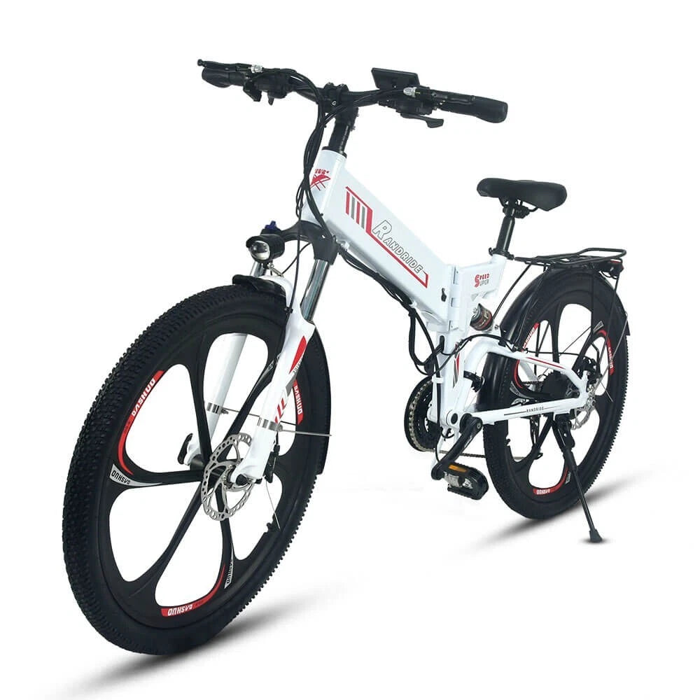 Supplify 17AH Foldable Ebike 750W Electric Folding Bike 26" Commuter Ebike White