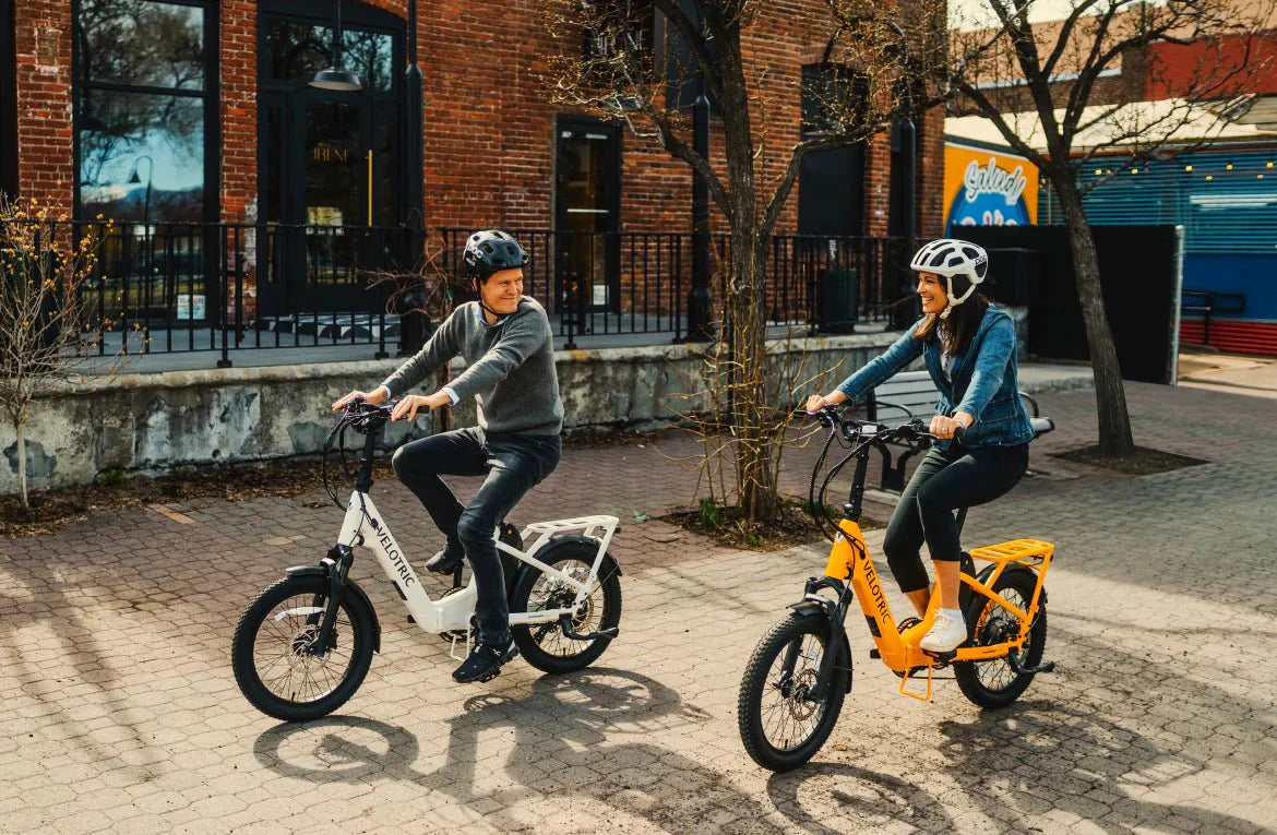 VELOTRIC Fold 1 PLUS 750w Folding eBike 20x3 Fat Electric Folding eBike