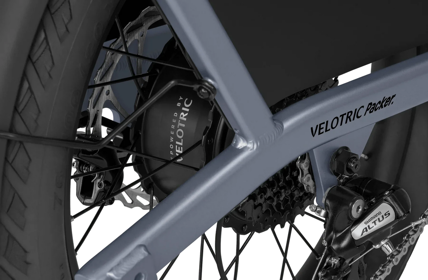 VELOTRIC Packer 1 750w Step Thru eBike 26x2.4 Urban Electric Cargo eBike
