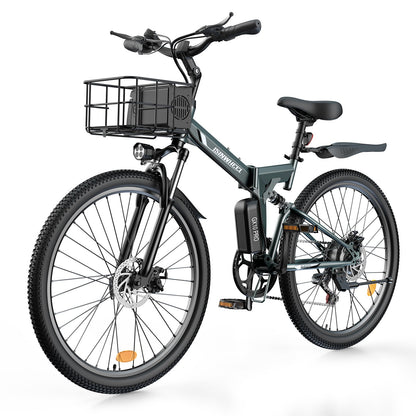 isinwheel M40 Folding Electric Bike with Basket - AU