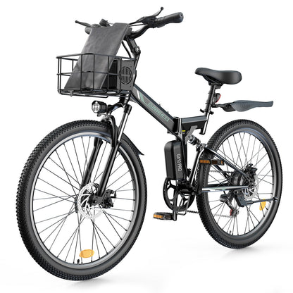 isinwheel M40 Folding Electric Bike with Basket - AU