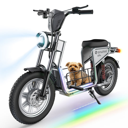 isinwheel H7Pro High-End Commuting Electric Scooter with Seat 38MPH Top Speed