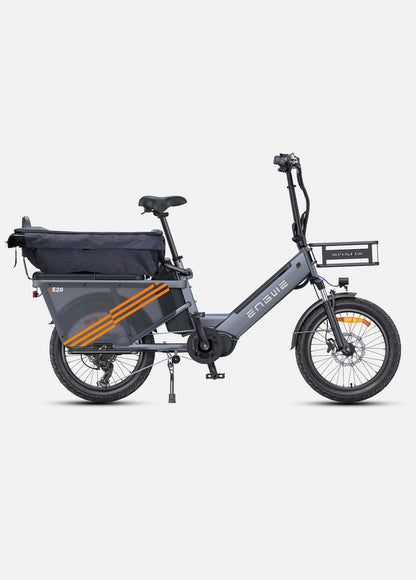 ENGWE LE20 250W Mid-drive Torque sensor Step-Thru Cargo Ebike