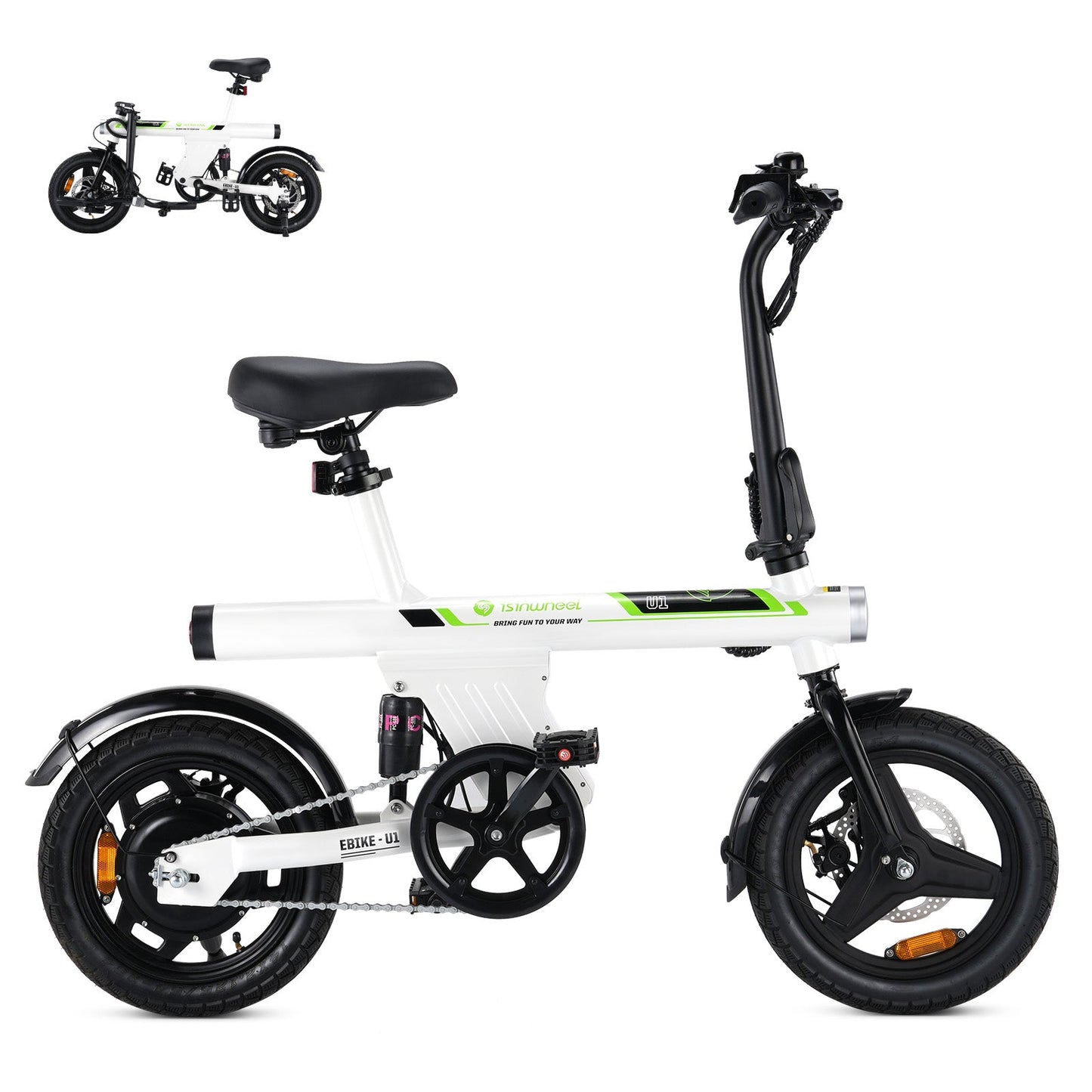 isinwheel U1 Folding Electric Bike - AU