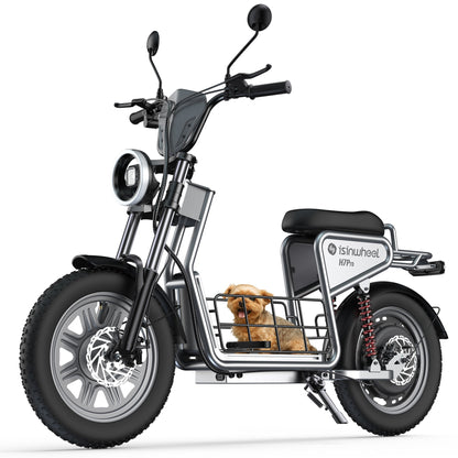 isinwheel H7Pro High-End Commuting Electric Scooter with Seat 38MPH Top Speed