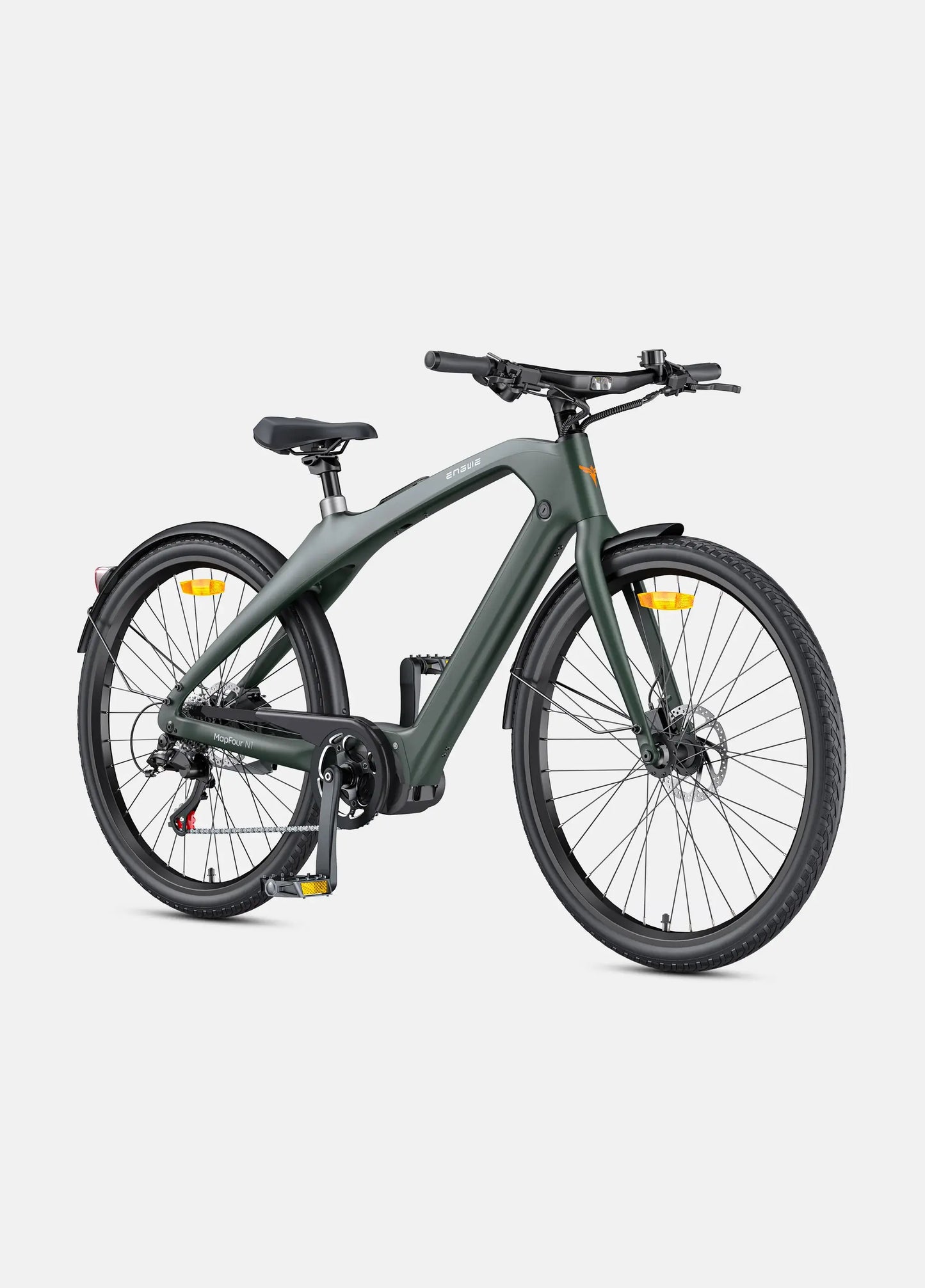 ENGWE MAPFOUR N1 PRO 250W Mid-drive Motor, 80Nm Torque Carbon Fiber City E-bike