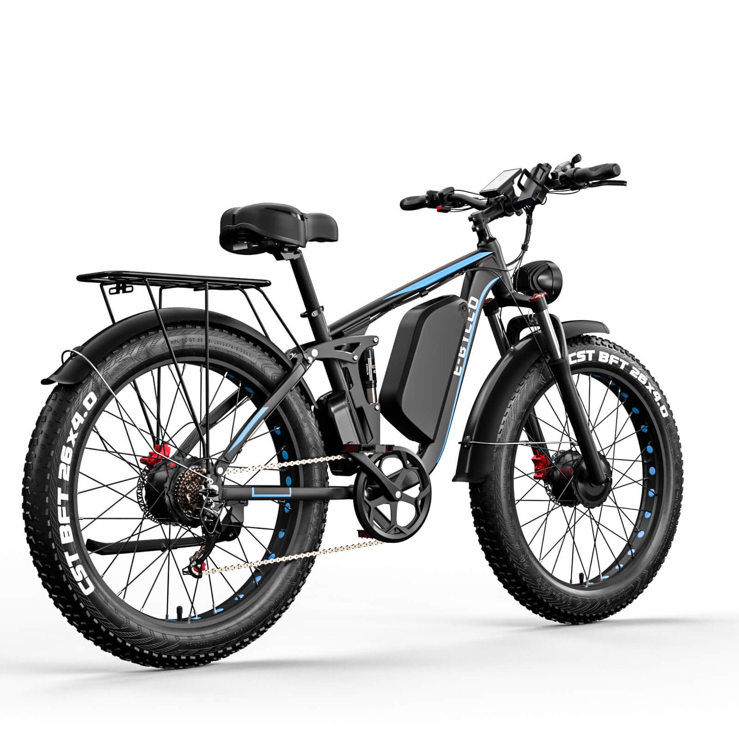 EBYCCO 26" EB7Pro Electric Bike 64 KM/H 2000W Peak 3000W 52V 32AH Battery