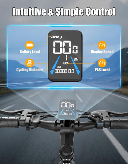 Electric Bike for Adults, 1500W Motor Peak Ebike