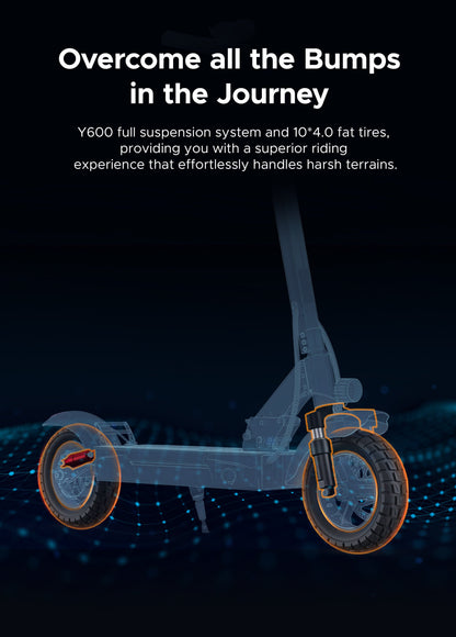 ENGWE Y600 600W 70 km Range Seated E-Scooter