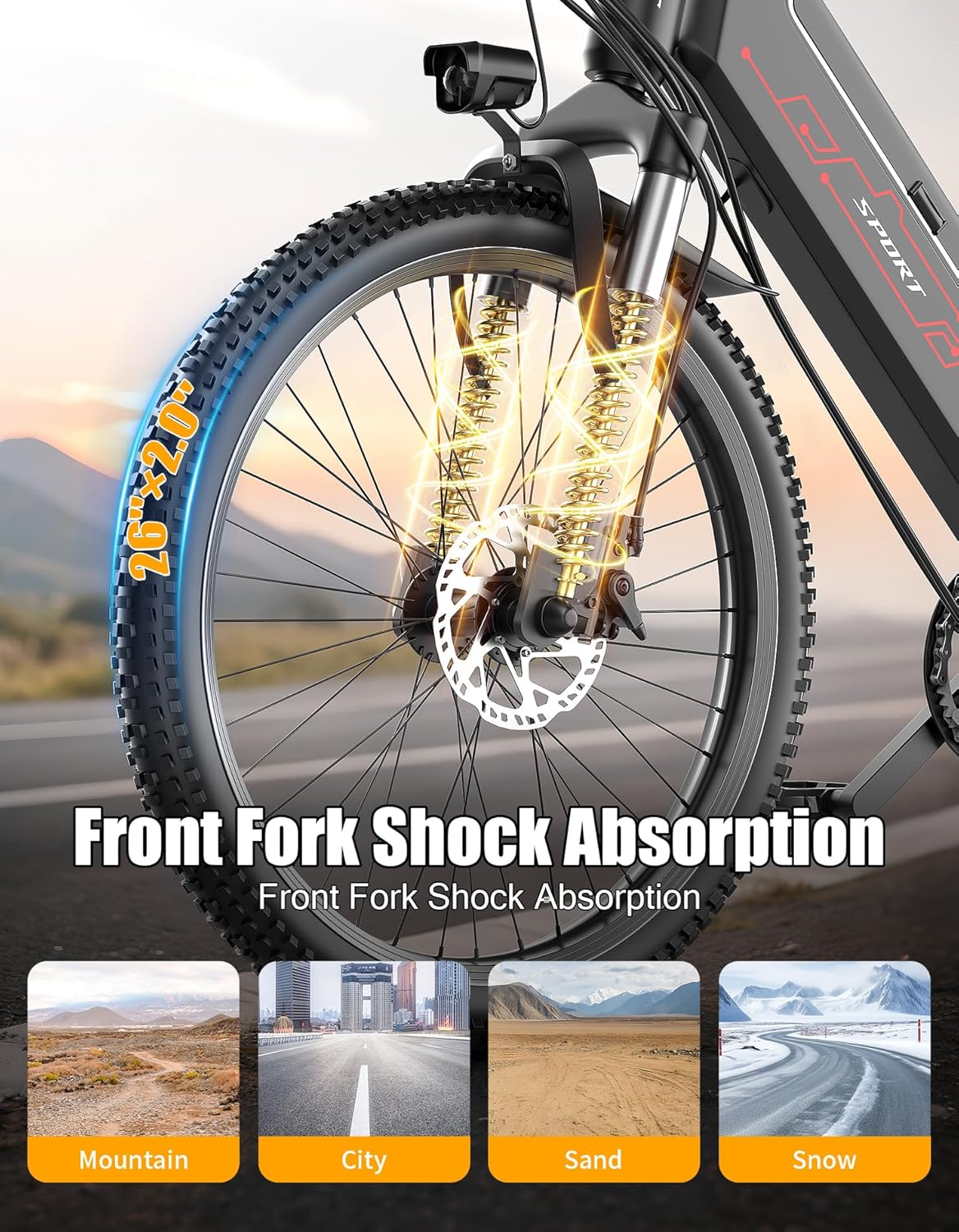 Electric Bike for Adults, 1500W Motor Peak Ebike