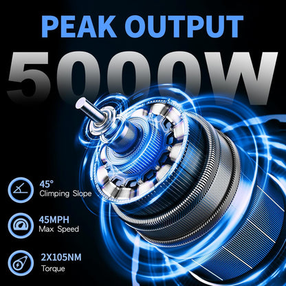 PHILODO 5000W Dual Motor Ebikes for Adults Electric Bike