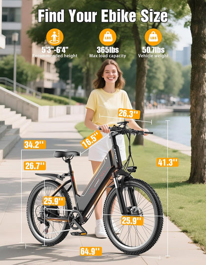 Electric Bike for Adults, 1500W Motor Peak Ebike
