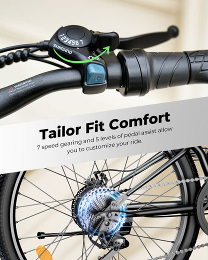 isinwheel M40 Folding Electric Bike with Basket - AU