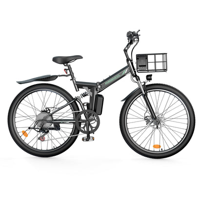 isinwheel M40 Folding Electric Bike with Basket - AU