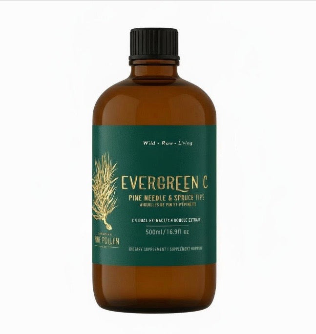 Pine Needle and Spruce Tip Tincture- Evergreen C- 1:6 (100ml/3.4 fl.oz)