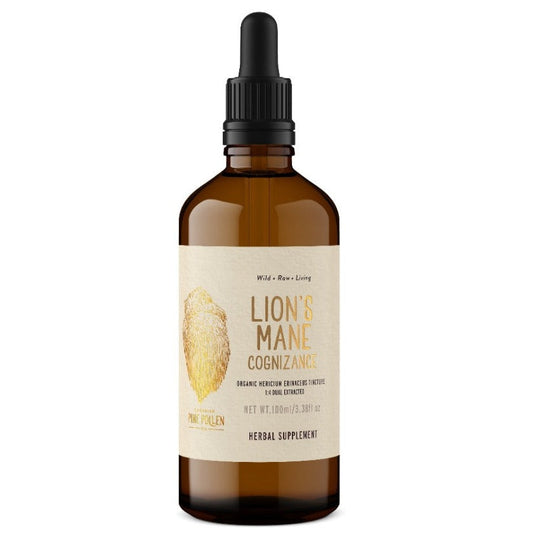 Organic Lion's Mane Tincture (250mg/ml)  | 1:4 dual extract- Fruiting body (100ml/3.4oz)