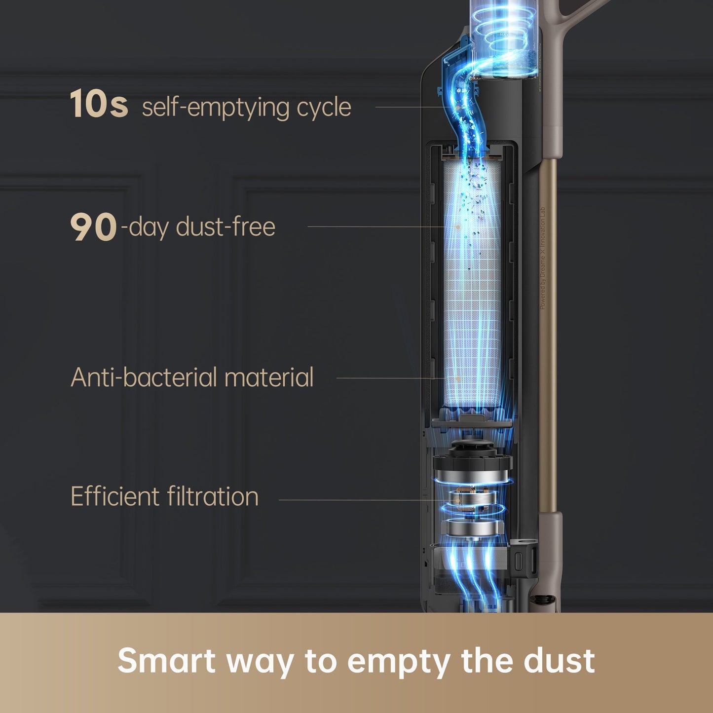 Dreame Z10 Station Cordless Stick Vacuum Cleaner