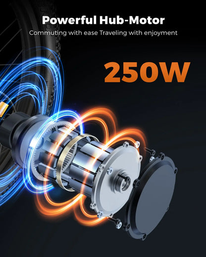 ENGWE T14 250W 55 km Range Max Speed 25 km/h Folding Electric Bike 10Ah