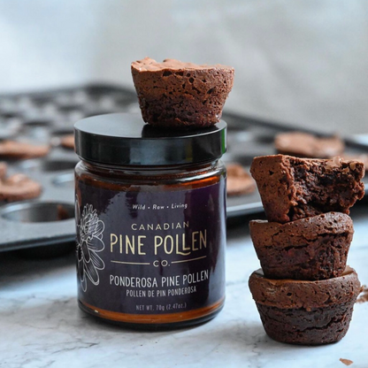 Wild Organic Pine Pollen Duo Pack 100g (3.6oz) = 70g Lodgepole + 30g Ponderosa