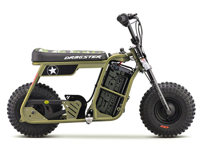 EBOX Dragster Mini Bike - 2000w Micro Ebike 16x4 Electric eMoto Style Electric Minibike