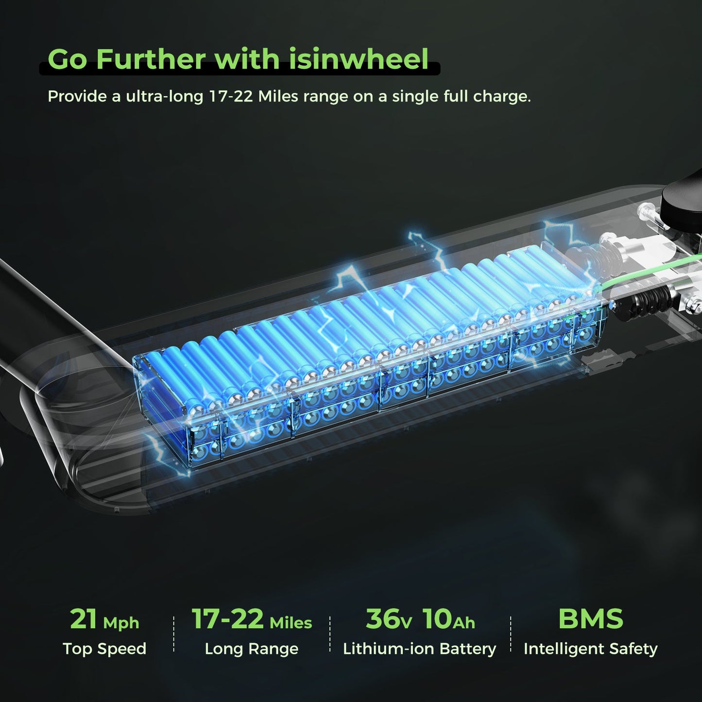 isinwheel S9 Series Electric Scooter