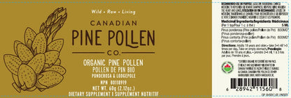The Power Duo- NPN - Certified Organic (Lodgepole & Ponderosa Pine) 60g (2.12 oz) - Wild Pine Pollen Powder
