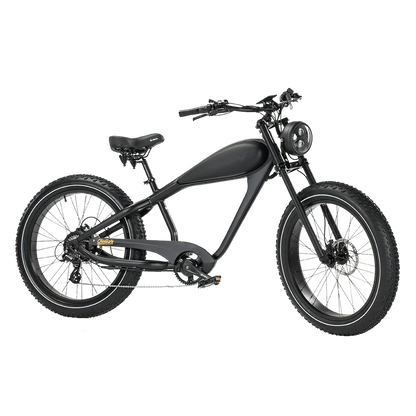 REVI Cheetah PLUS 750w Step Over Ebike 26x4 Fat Tire Electric Vintage eBike