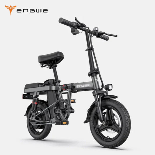 ENGWE Foldable Electric Bicycle 48V 10AH 22Mile E-Bike For Adult 32KM/H T14 Bike
