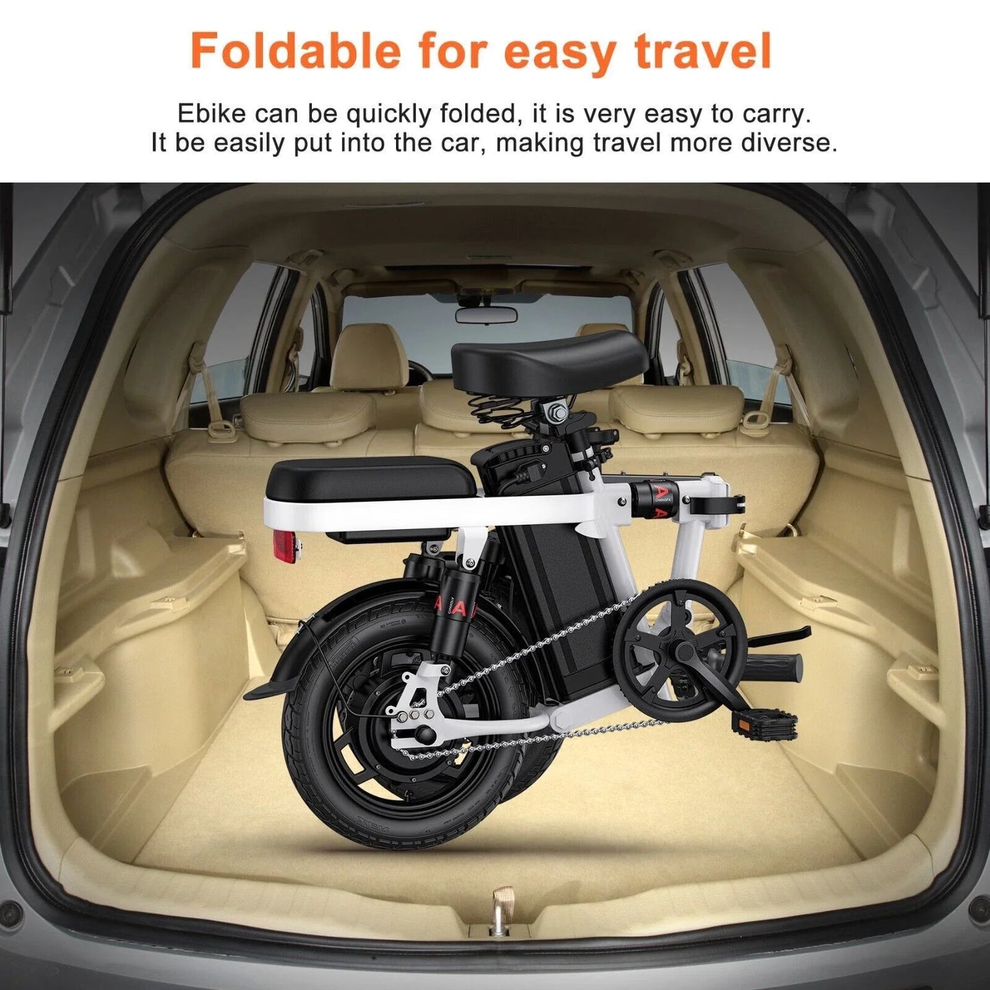 ENGWE Foldable Electric Bicycle 48V 10AH 22Mile E-Bike For Adult 32KM/H T14 Bike