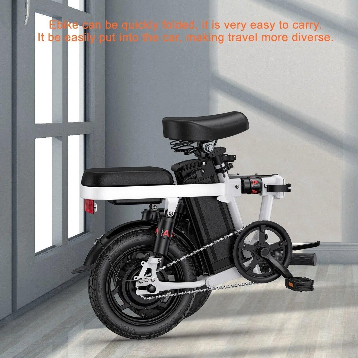 ENGWE Foldable Electric Bicycle 48V 10AH 22Mile E-Bike For Adult 32KM/H T14 Bike